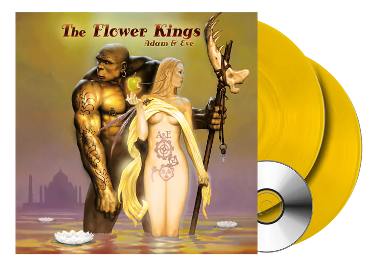 The Flower Kings - 'Adam & Eve' Ltd Ed. 180gm Gatefold Yellow 2LP/CD.